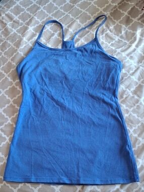 Express Blue Racerback Tank Top
